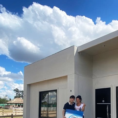 Vivienda entregada en Gral. Rodríguez, 70 m² cubiertos